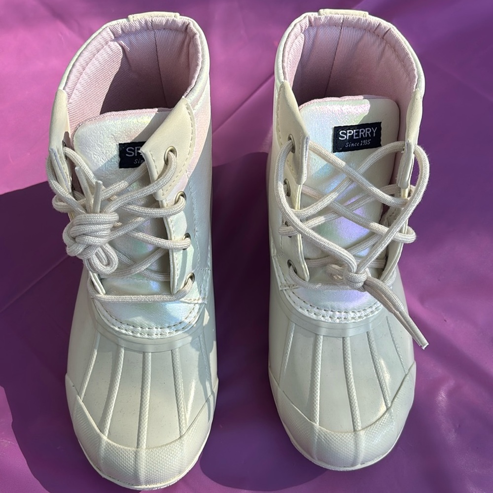 Girl Sperry Boots Size 1
